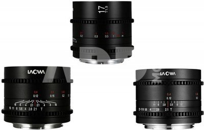 Lens Kit Venus Optics Cine Prime Wide for Micro 4/3