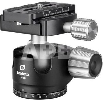 Leofoto Ballhead LH-36 + Release Plate QP-70N
