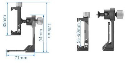 Leofoto PS-1 Smartphone Stand and PC-90II Clamp Combo with Arca-Compatible Base