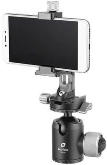 Leofoto PS-1 Smartphone Stand and PC-90II Clamp Combo with Arca-Compatible Base