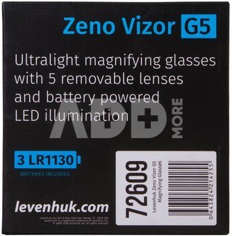 Levenhuk Zeno Vizor G5 Magnifying Glasses 1/1.5/2/2.5/3.5x