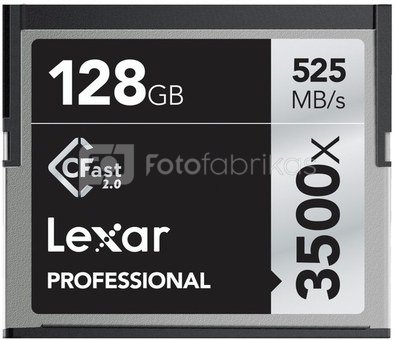 Lexar CFast 2.0 128GB 3500x Professional