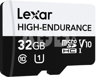 LEXAR HIGH-ENDURANCE MICROSDHC/MICROSDXC UHS-I R100/W30 32GB