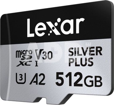 Lexar microSDXC Professional SILVER Plus UHS-I/U3/A2/4K R205/W150 (V30) 512GB