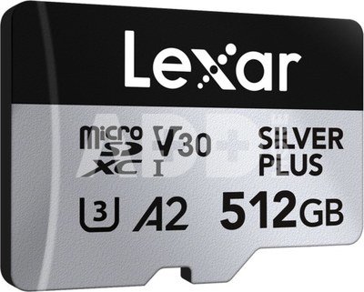 Lexar microSDXC Professional SILVER Plus UHS-I/U3/A2/4K R205/W150 (V30) 512GB