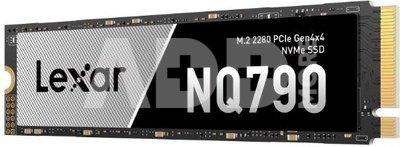 Lexar NVMe SSD | NQ790 | 4000 GB | SSD form factor M.2 2280 | Solid-state drive interface PCIe Gen4x4 | Read speed 7000 MB/s | Write speed 6000 MB/s