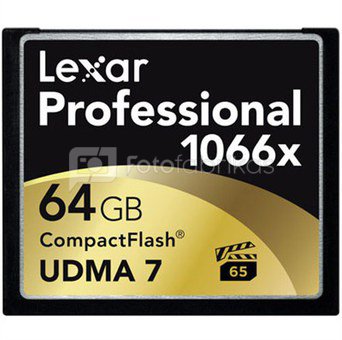 Lexar CF Card 64GB 1066x Professional UDMA7