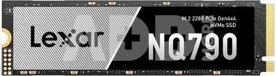 Lexar SSD | LNQ790X512G-RNNNG | 512 GB | SSD form factor M.2 | Solid-state drive interface PCIe Gen 4X4, NVMe | Read speed 6400 MB/s | Write speed 2900 MB/s