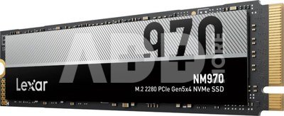 Lexar SSD | NM970 | 2000 GB | SSD form factor M.2 2280 | Solid-state drive interface PCIe Gen 5X4 | Read speed 11000 MB/s | Write speed 10000 MB/s