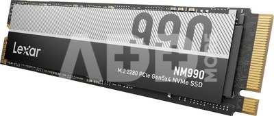 Lexar SSD | NM990 | 4000 GB | SSD form factor M.2 2280 | Solid-state drive interface PCIe Gen 5x4 | Read speed 14000 MB/s | Write speed 11000 MB/s