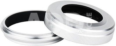 JJC LH JX100VII Zonnekap Zilver (Fujifilm LH X100 lens hood en AR X100 adapter ring)
