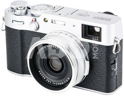 JJC LH JX100VII Zonnekap Zilver (Fujifilm LH X100 lens hood en AR X100 adapter ring)