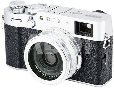 JJC LH JX100VII Zonnekap Zilver (Fujifilm LH X100 lens hood en AR X100 adapter ring)