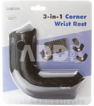 Logilink ID0166 3-in-1 gaming keyboard pad, corner wrist and elbow rest