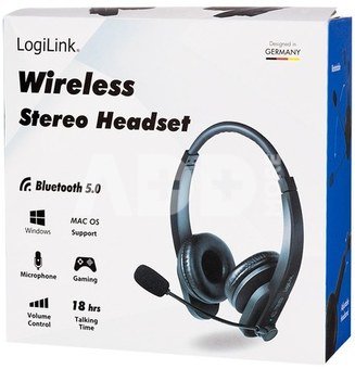 LogiLink Bluetooth stereo headset with microphone