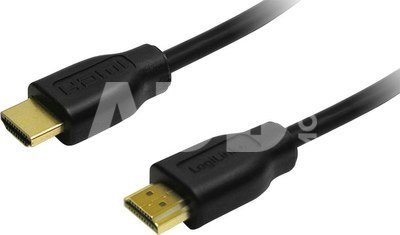 Logilink HDMI type A male,1.4 version, connection cable, Black, 3 m