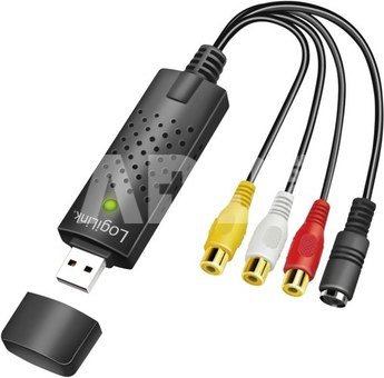 Logilink | USB 2.0 A/V grabber, USB-A/M to 3x RCA + Mini-DIN 5/F, Windows 11 | VG0030A