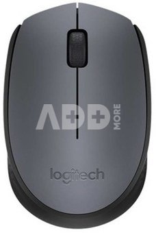 Logitech Wireless Mouse M170 - GREY - 2.4GHZ