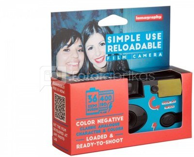 Lomography Simple Use Reloadable Camera 400/36 Color