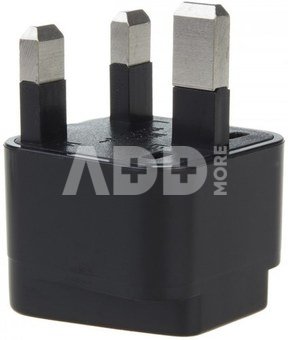 Maclean Adapter EU socket for UK MCE154 plug black