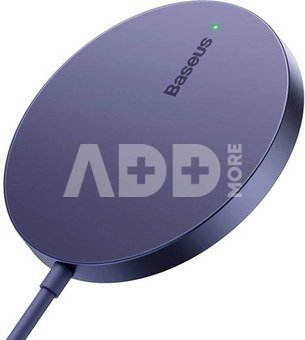 Magnetick&aacute; bezdr&aacute;tov&aacute; nab&iacute;ječka Baseus Simple Mini3 15W (prašně fialov&aacute;)