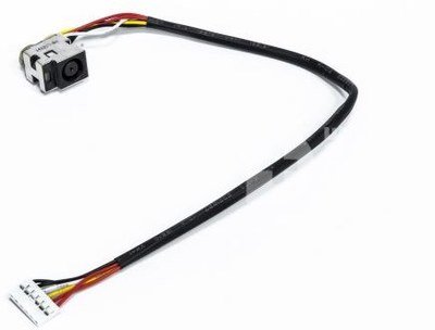 Power jack with cable, HP DV6 Series