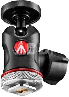 Manfrotto шариковая головка MH492LCD-BH Micro + Cold Shoe