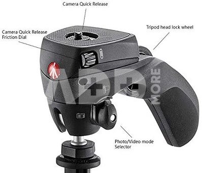 Manfrotto Compact Action Aluminium Black MKCOMPACTACN-BK