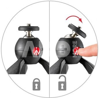 Manfrotto Pixi Table Top trikojis (juodas)