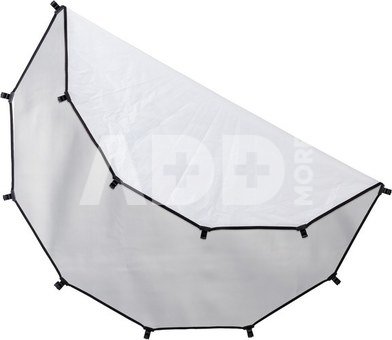 Manfrotto reflector cover HaloCompact Plus 98cm, silver/white