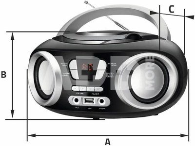 Manta MM9310BT CHILLI Bluetooth Black