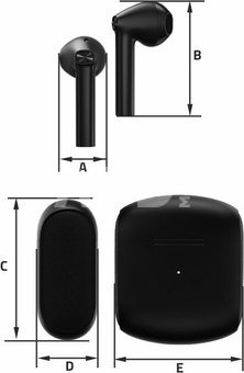 Manta MTWS010B Rytmo X TWS Black