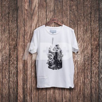 Cooph marškinėliai FIDELBALL - Bright white M