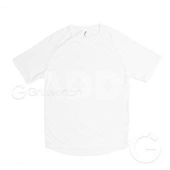 T-shirt for sublimation SPORTY white unisex size XL| 894511