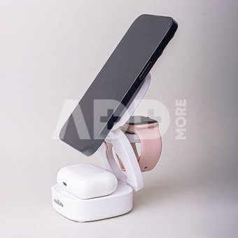 Maxlife wireless charger MXWC-06 15W 3in1, white