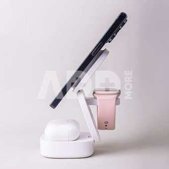 Maxlife wireless charger MXWC-06 15W 3in1, white