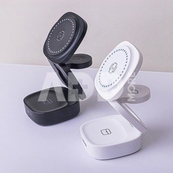 Maxlife wireless charger MXWC-06 15W 3in1, white
