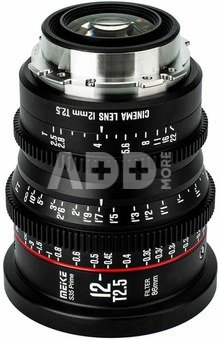 Meike 12mm T2.5 Super 35 Prime Cinema Lens PL Mount