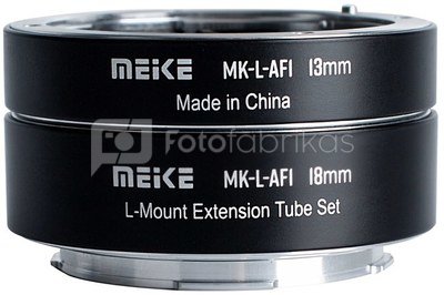 Meike AF Macro Extension Tube Set L Mount Metal