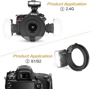 Meike Macro Twin Flash Kit MK-MT24 Nikon