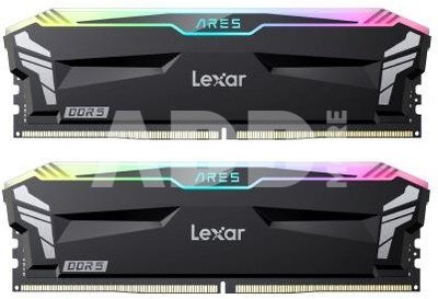 Lexar 2x16GB ARES RGB DDR5-6400 Desktop Memory, Black color