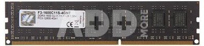 G.Skill Value DDR3 4GB (4GBx1) 1600MHz