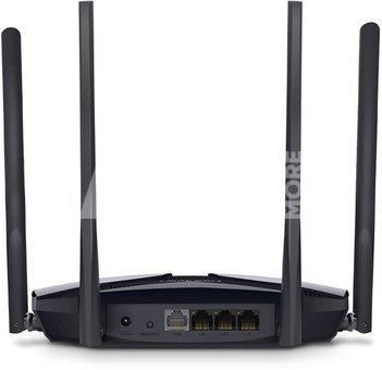 Mercusys Dual-Band Wi-Fi 6 Router MR80X AX3000 802.11ax, 2402+574 Mbit/s, Ethernet LAN (RJ-45) ports 3xGigabit LAN, MU-MiMO Yes, Antennas quantity 4
