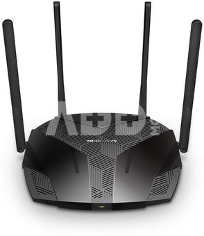 Mercusys Dual-Band Wi-Fi 6 Router MR80X AX3000 802.11ax, 2402+574 Mbit/s, Ethernet LAN (RJ-45) ports 3xGigabit LAN, MU-MiMO Yes, Antennas quantity 4