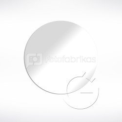 Metalinis diskas 38 mm. sidabrinis blizgantis (50 vnt)