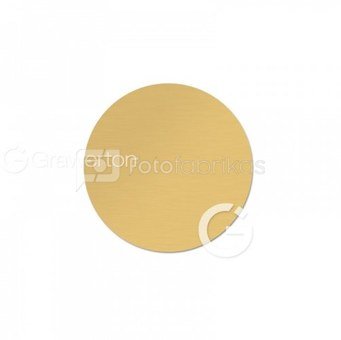 Metalinis diskas 50 mm. auksinis semi-matt (50 vnt)