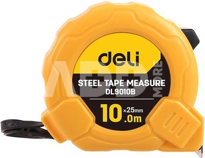 Metr 10m/25mm Deli Tools EDL9010B (žluté)