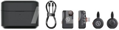 Hollyland LARK M2S Wireless Lavalier Microphone Combo (Space Gray