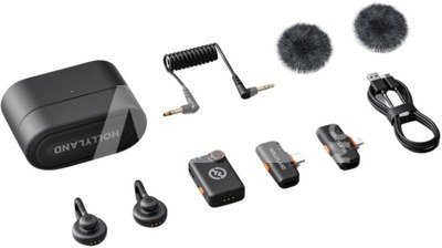 Hollyland LARK M2S Wireless Lavalier Microphone Ultimate Combo (Space Gray)