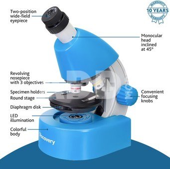 Микроскоп Discovery Micro Gravity 40x-640x с книгой